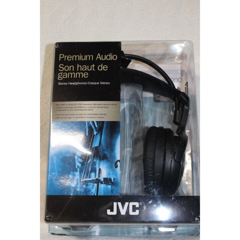 JVC HARX900 Premiun Audio Stereo Headphones (Opened Box)